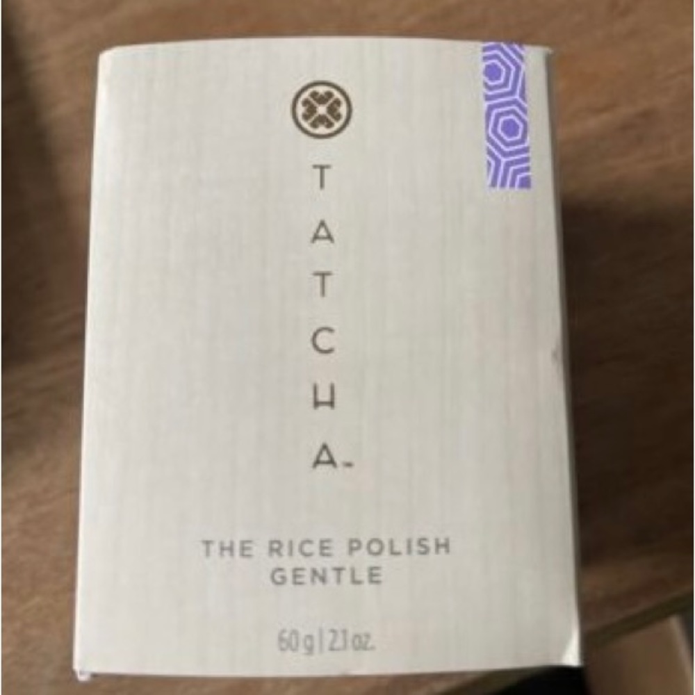 Tatcha the rice polish: Gentle. A water-activated exfoliant of nourishing